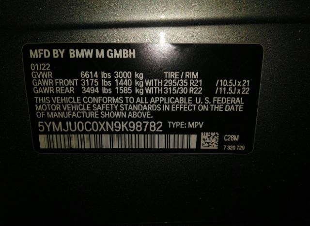 2022 BMW X5 M for Sale