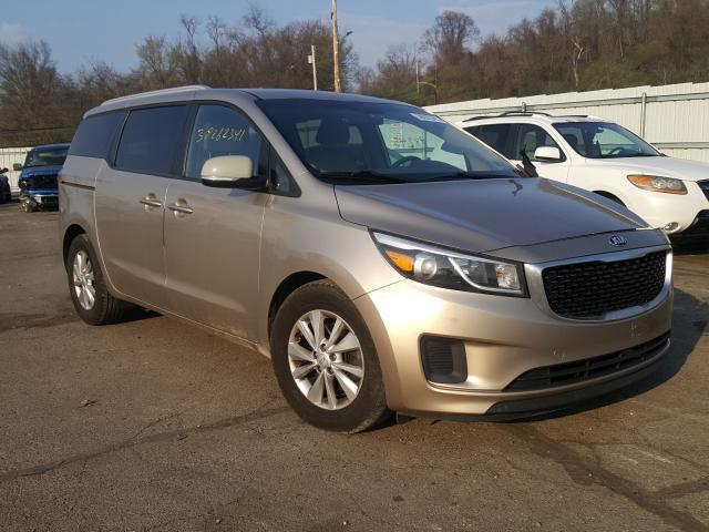 Auction Ended: Salvage Car Kia Sedona 2015 Brown Is Sold In West 