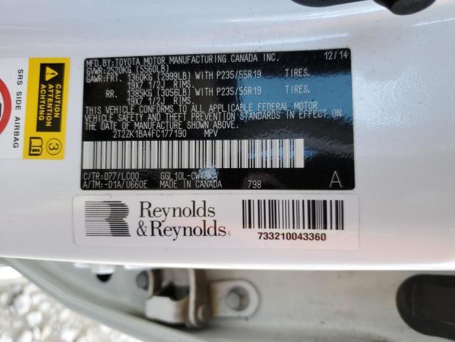 2015 LEXUS RX 350 for Sale