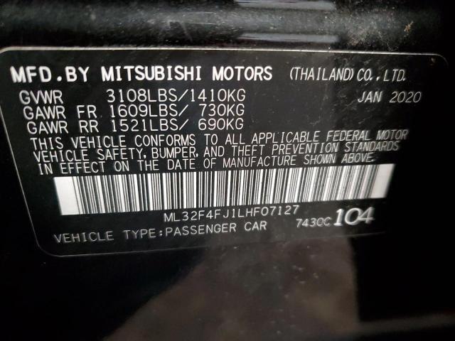 2020 MITSUBISHI MIRAGE G4 SE for Sale
