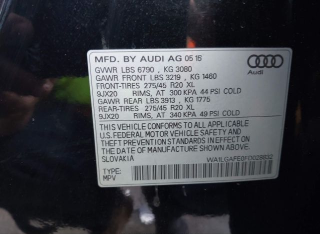 2015 AUDI Q7 for Sale