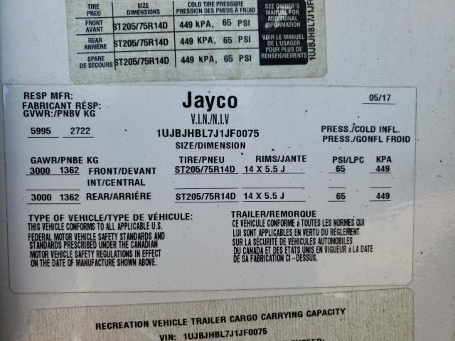 2018 JAYCO JAYFEATHER for Sale