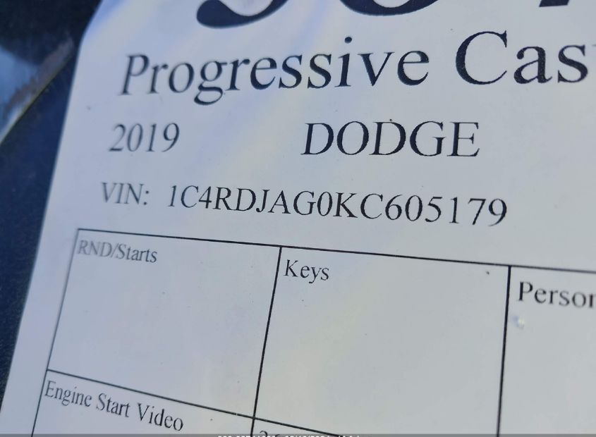 2019 DODGE DURANGO for Sale