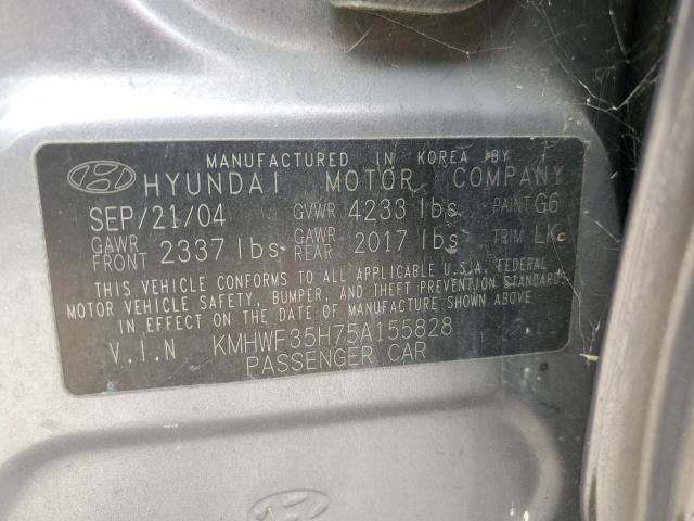 2005 HYUNDAI SONATA GLS for Sale