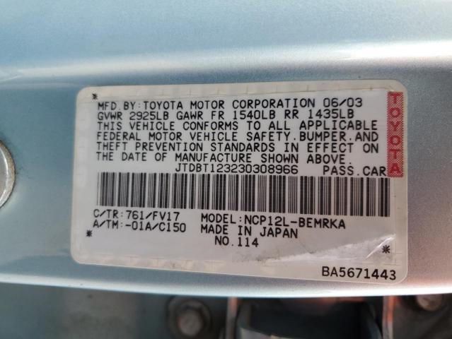 2003 TOYOTA ECHO for Sale