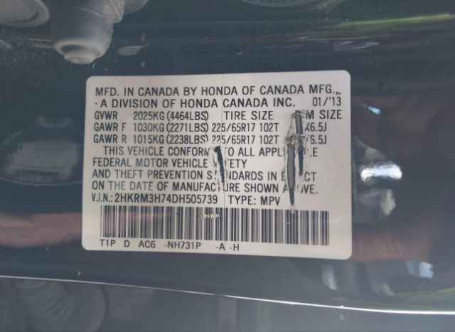 2013 HONDA CR-V for Sale