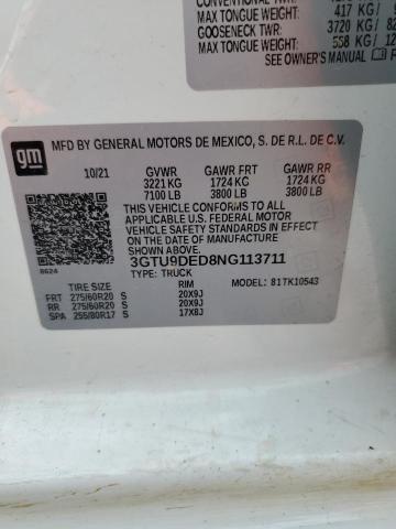 2022 GMC SIERRA LIMITED K1500 SLT for Sale