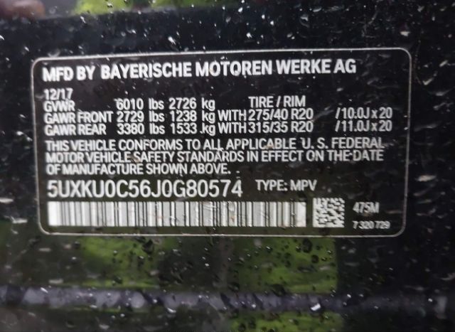 2018 BMW X6 for Sale