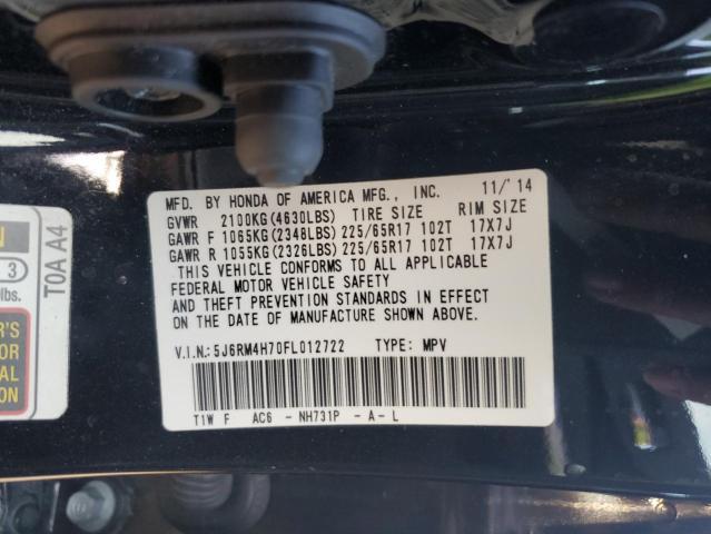 2015 HONDA CR-V EXL for Sale