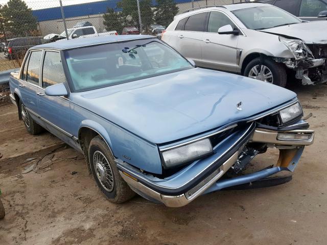 salvage car buick lesabre 1987 blue for sale in woodhaven mi online auction 1g4hp5434hh517228 salvage car buick lesabre 1987 blue for