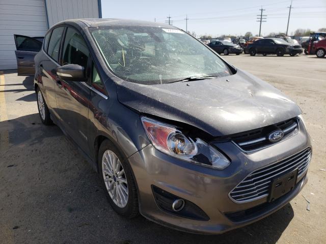 Salvage Car Ford C Max Hybrid 15 Charcoal For Sale In Nampa Id Online Auction 1fadp5bu8fl1278