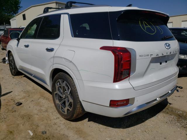 Salvage Car Hyundai Palisade 2021 White For Sale In Gainesville Ga Online Auction Km8r7dhe4mu188249