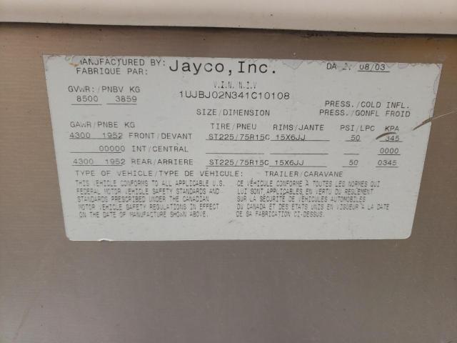 2004 JAYCO EAGLE for Sale