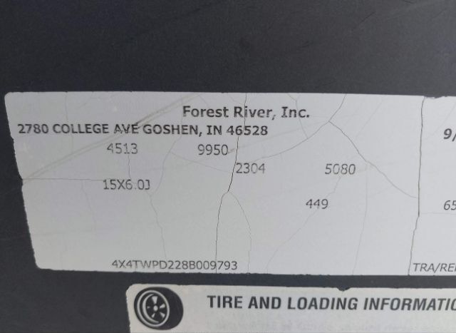 2008 FOREST RIVER 38RL CAMPER for Sale