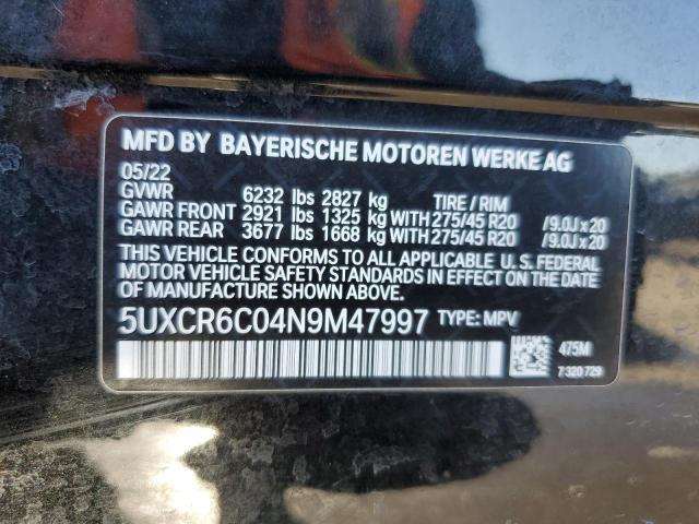 2022 BMW X5 XDRIVE40I for Sale