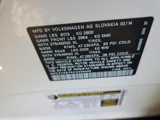 2014 VOLKSWAGEN TOUAREG V6 for Sale