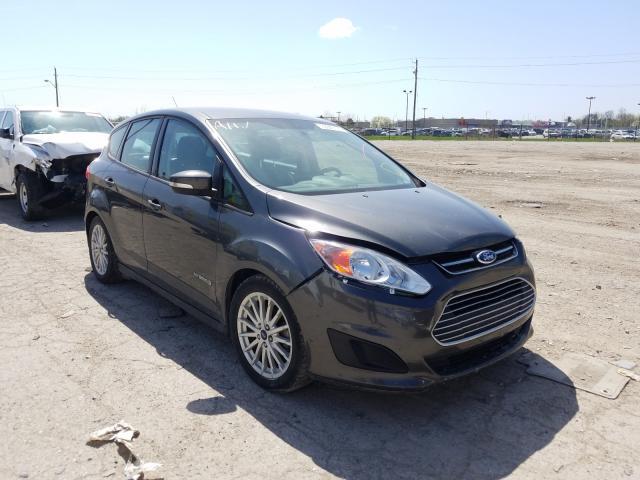 Salvage Car Ford C Max Hybrid 16 Gray For Sale In Indianapolis In Online Auction 1fadp5au2gl