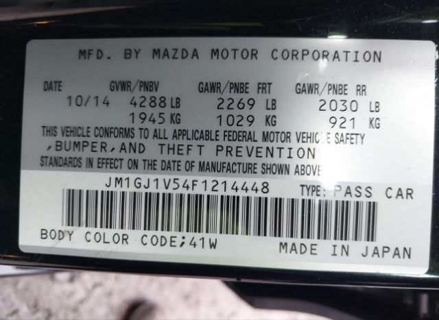 2015 MAZDA MAZDA6 for Sale