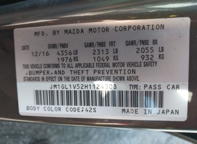 2017 MAZDA MAZDA6 for Sale