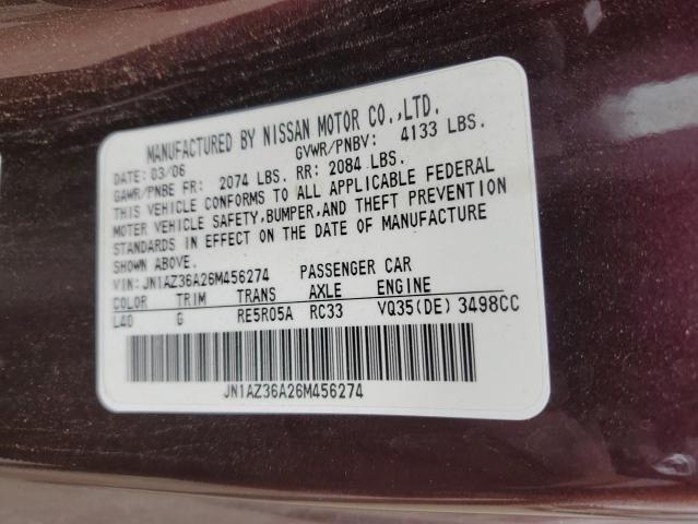 2006 NISSAN 350Z ROADSTER for Sale