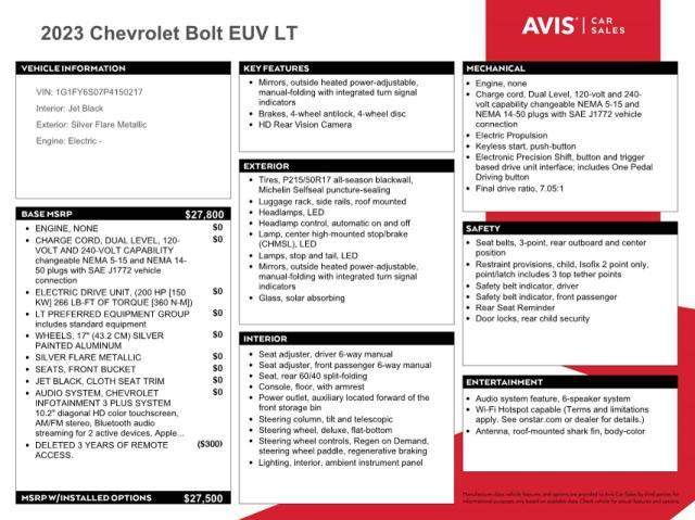 Chevrolet Bolt Euv for Sale