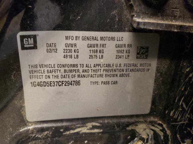 2012 BUICK LACROSSE for Sale