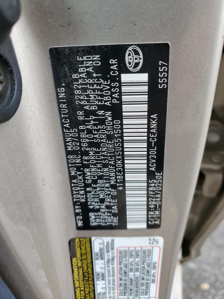 2005 TOYOTA CAMRY for Sale