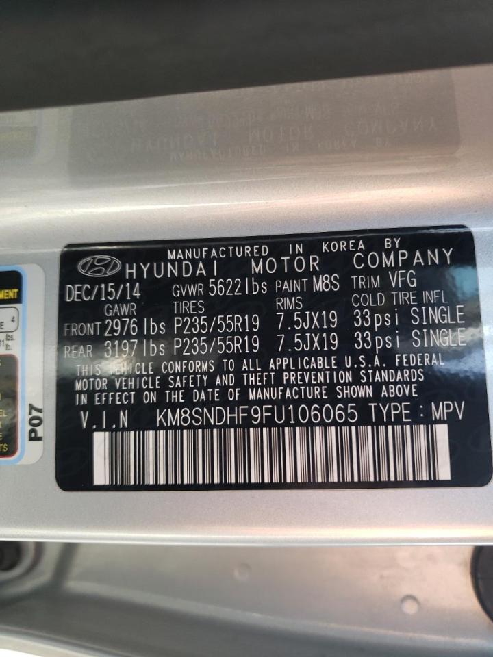 2015 HYUNDAI SANTA FE for Sale