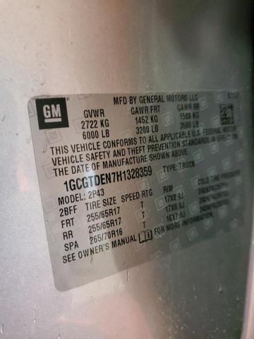 2017 CHEVROLET COLORADO Z71 for Sale