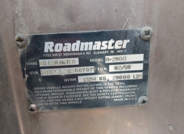 1999 ROADMASTER RAIL DYANASTER for Sale