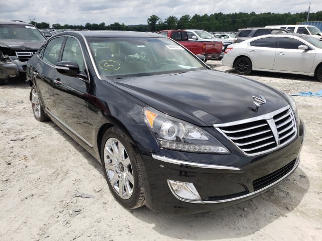 Salvage Car Hyundai Equus 2013 Black for sale in LOGANVILLE GA online ...