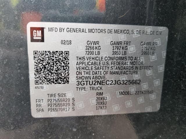 2018 GMC SIERRA K1500 SLT for Sale