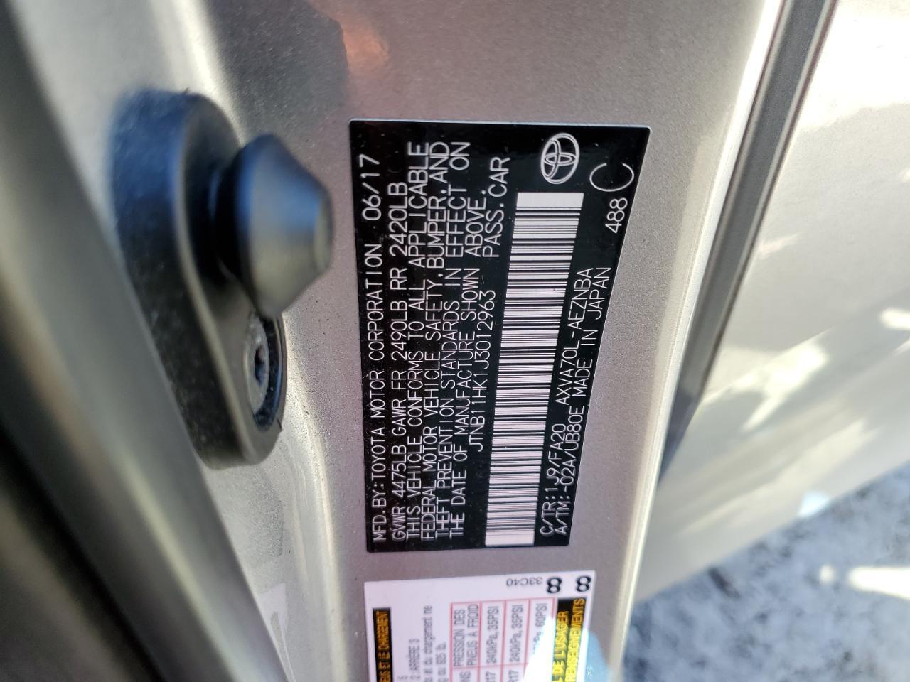 2018 TOYOTA CAMRY for Sale
