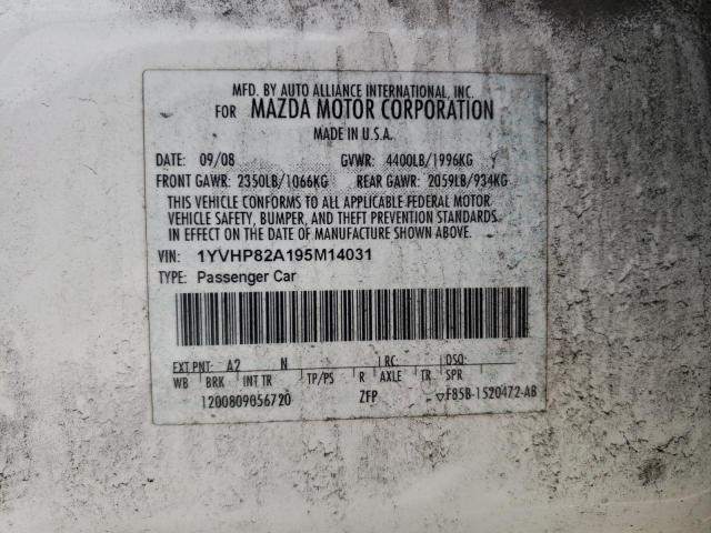 2009 MAZDA 6 I for Sale