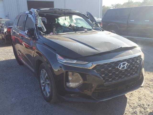 Auction Ended: Salvage Car Hyundai Santa Fe 2019 Black is Sold in ...