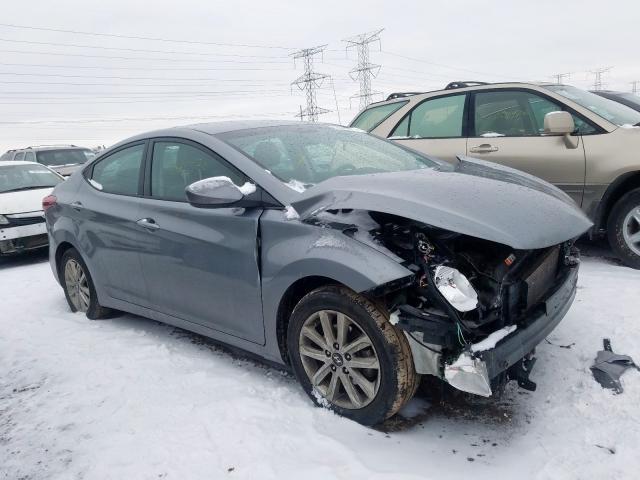 salvage car hyundai elantra 2015 gray for sale in elgin il online auction kmhdh4ae0fu250170 ridesafely