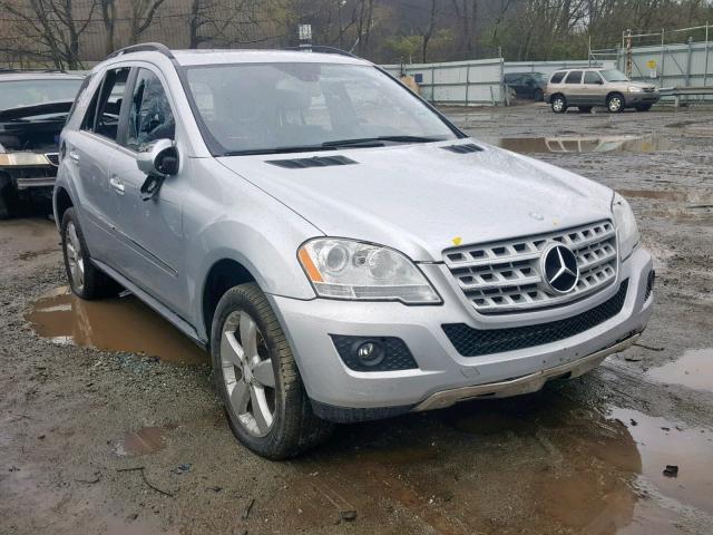 Salvage Car Mercedes Benz M Class 2010 Gray For Sale In