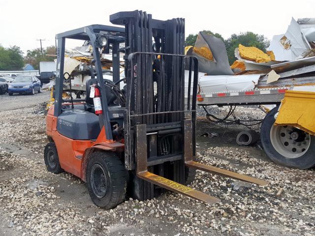 Salvage Industrial Toyota Forklift 2004 Orange For Sale In Corpus Christi Tx Online Auction 74106
