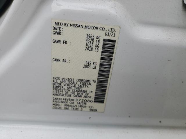 2021 NISSAN ALTIMA S for Sale