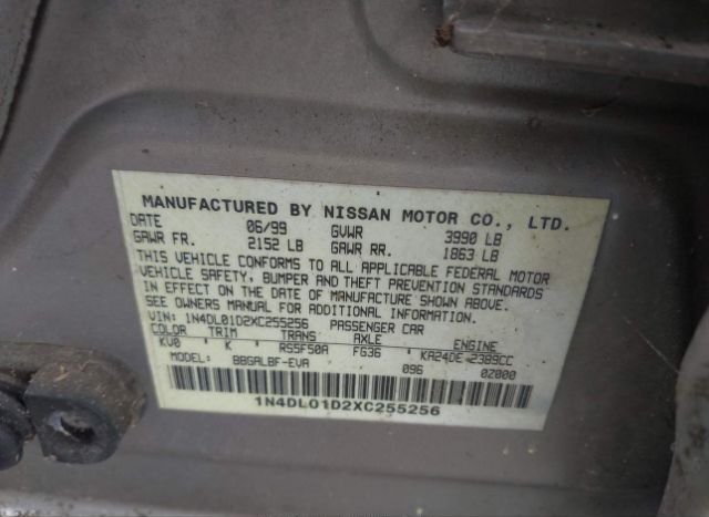 1999 NISSAN ALTIMA for Sale