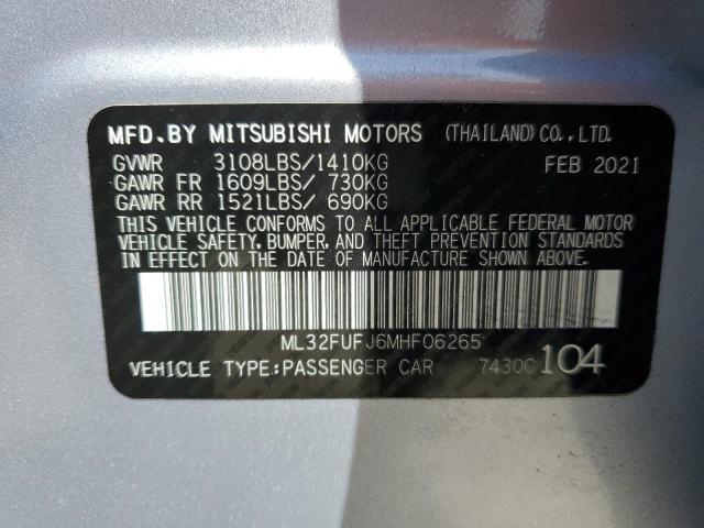 2021 MITSUBISHI MIRAGE G4 ES for Sale