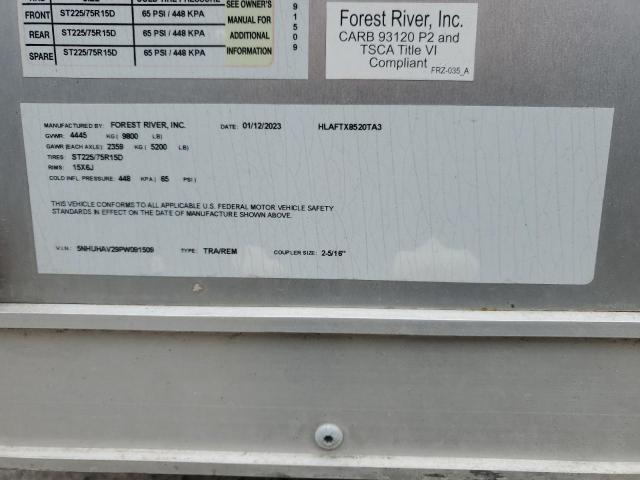 2023 FOREST RIVER, INC 20' BUMPER PULL for Sale
