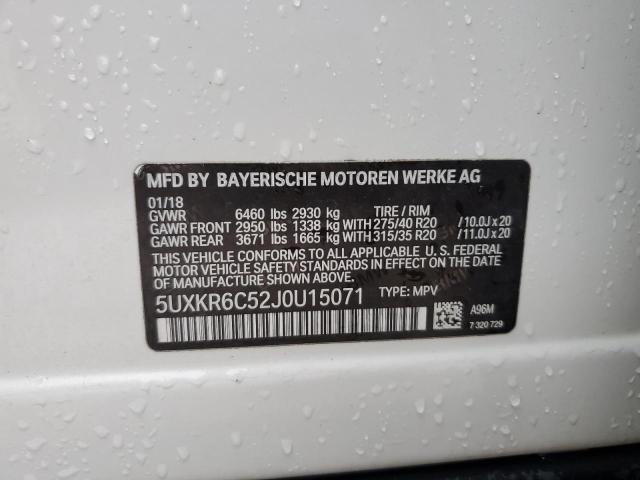 2018 BMW X5 XDRIVE50I for Sale