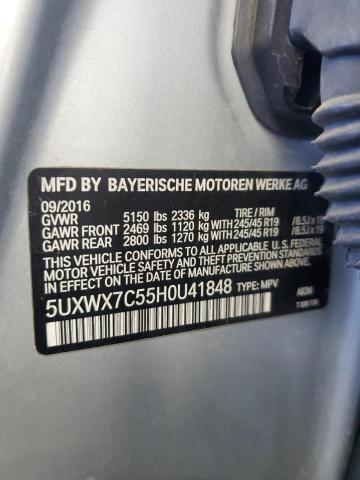 2017 BMW X3 XDRIVE35I for Sale