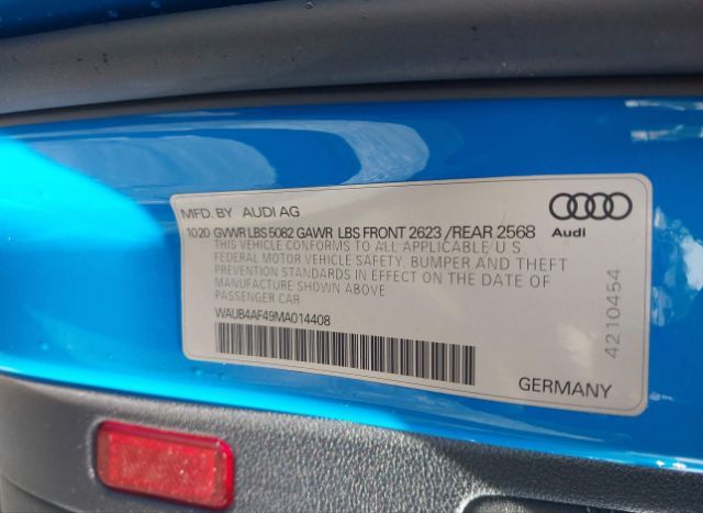 2021 AUDI S4 for Sale
