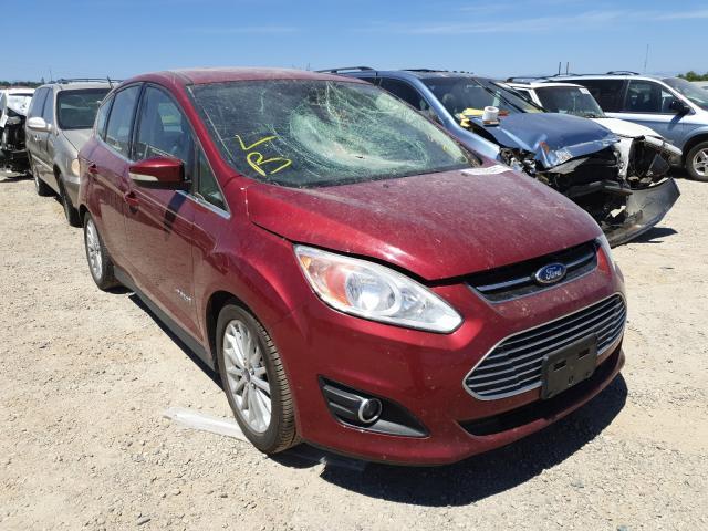 Auction Ended Salvage Car Ford C Max Hybrid 14 Burgundy Is Sold In Anderson Ca Vin 1fadp5bu5el