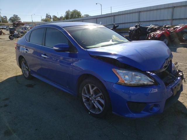 Salvage Car Nissan Sentra 15 Blue For Sale In Martinez Ca Online Auction 3n1ab7apxfy