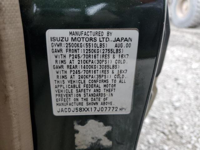 2001 ISUZU TROOPER S for Sale