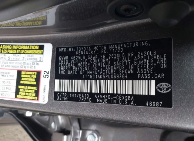 2024 TOYOTA CAMRY HYBRID for Sale