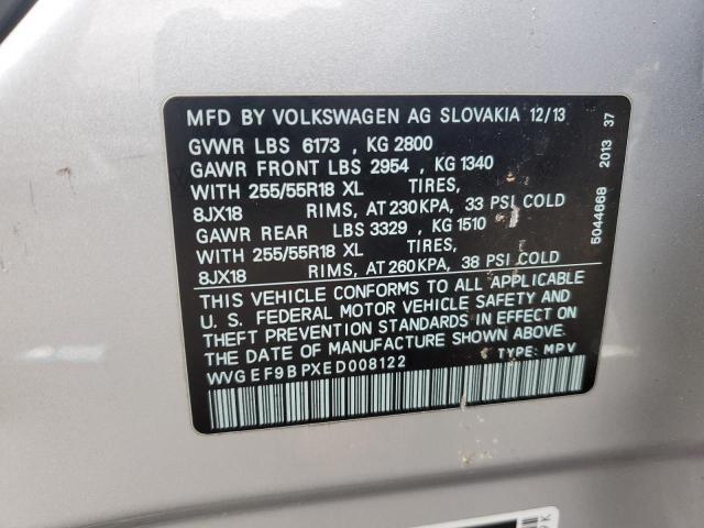 2014 VOLKSWAGEN TOUAREG V6 for Sale